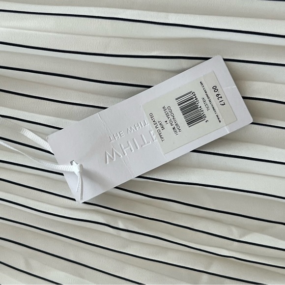 NWT The White Company Pleated white skirt - Picture 6 of 10
